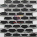 Polished Face on Matt Face Mirror Like Marble Stone Mosaic (CFS1076)